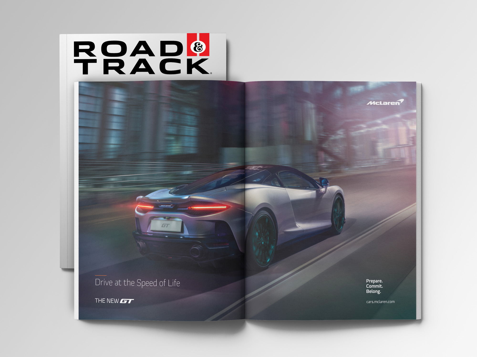 McLaren in Road & Track magazine