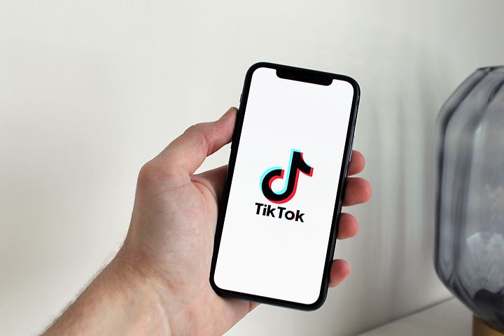 Tik Tok app on iPhone 